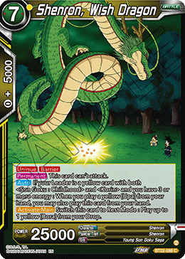 BT22-098 - Shenron, Wish Dragon - Common