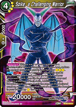 BT22-104 - Spike, a Challenging Warrior - Rare