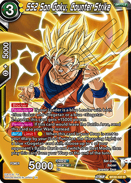 BT22-107 - SS2 Son Goku, Counter Strike - Rare