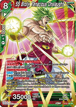 BT22-132 - SS Broly, Tenacious Onslaught - Super Rare