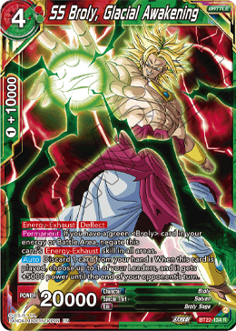 BT22-134 - SS Broly, Glacial Awakening - Rare