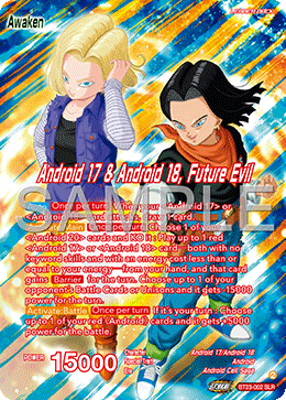 BT23-002 - Android 17 & Android 18, Future Evil - Special Leader Rare