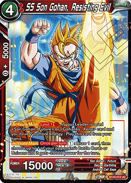 BT23-012 - SS Son Gohan, Resisting Evil - Uncommon FOIL