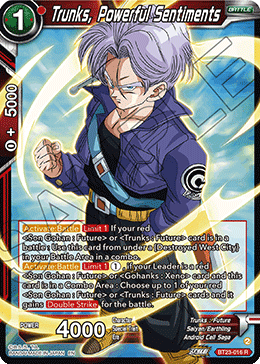 BT23-016 - Trunks, Powerful Sentiments - Rare FOIL