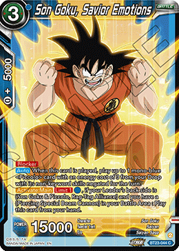 BT23-044 - Son Goku, Savior Emotions - Common FOIL