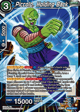 BT23-050 - Piccolo, Holding Back - Common FOIL