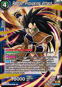 BT23-055 - Raditz, Provoking Attack - Super Rare