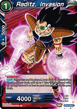 BT23-058 - Raditz, Invasion - Common