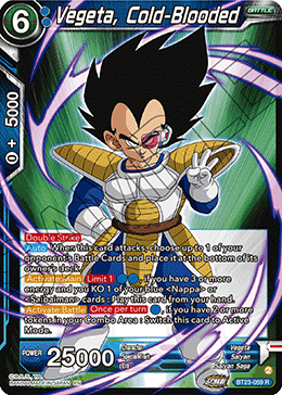 BT23-059 - Vegeta, Cold-Blooded - Rare