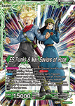 BT23-071 - SS Trunks & Mai, Saviors of Hope - Leader - Uncommon FOIL