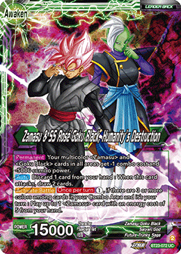 BT23-072 - Zamasu & SS Rose Goku Black, Humanity’s Destruction - Leader - Uncommon FOIL