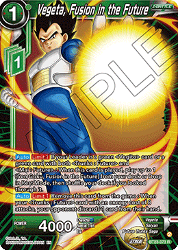 BT23-073 - Vegeta, Fusion in the Future - Rare