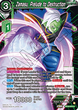 BT23-075 - Zamasu, Prelude to Destruction - Common FOIL