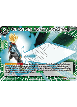 BT23-076 - Final Hope Slash, Humanity’s Secret Weapon - Uncommon FOIL