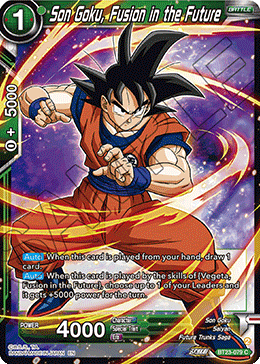 BT23-079 - Son Goku, Fusion in the Future - Common FOIL