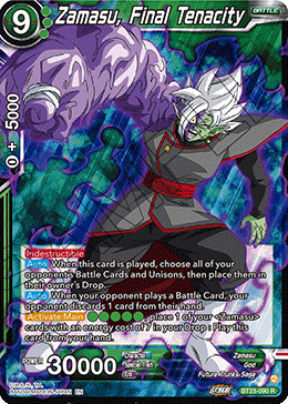 BT23-090 - Zamasu, Final Tenacity - Rare FOIL