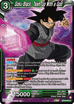 BT23-092 - Goku Black, Team-Up With a God - Common