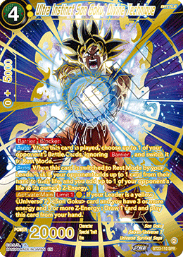 BT23-110 - Ultra Instinct Son Goku, Divine Technique - Special Rare Collectors Company BT23-110 - Ultra Instinct Son Goku, Divine Technique - Special Rare Collectors Company