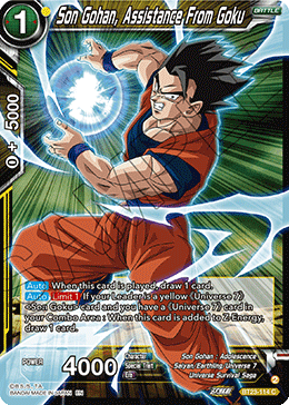 BT23-114 - Son Gohan, Assistance From Goku - Common FOIL