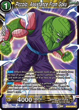 BT23-116 - Piccolo, Assistance From Goku - Uncommon FOIL