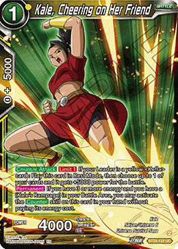 BT23-122 - Kale, Cheering on Her Friend - Uncommon FOIL