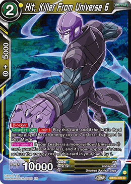 BT23-123 - Hit, Killer From Universe 6 - Common FOIL