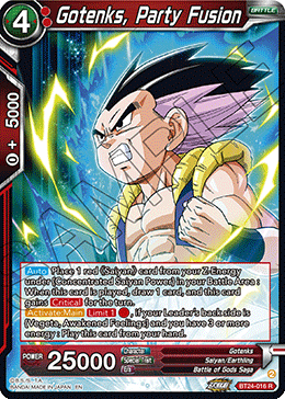 BT24-016 - Gotenks, Party Fusion - Rare