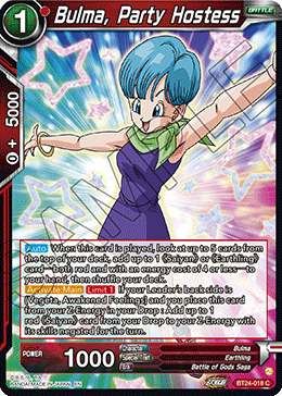 BT24-018 - Bulma, Party Hostess - Common