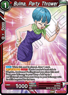 BT24-019 - Bulma, Party Thrower - Common