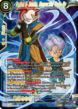 BT24-037 - Tapion & Trunks, Respectful Team-Up - Super Rare