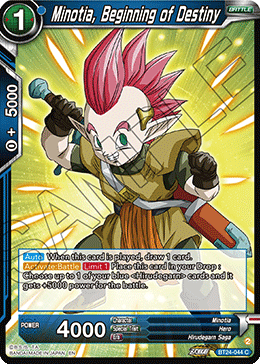 BT24-044 - Minotia, Beginning of Destiny - Common