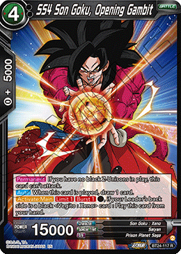 BT24-117 - SS4 Son Goku, Opening Gambit - Rare