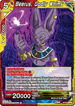 BT24-127 - Beerus, Godly Whims - Rare