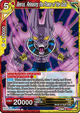 BT24-129 - Beerus, Releasing the Power of the Gods - Rare