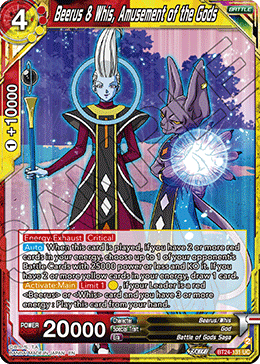 BT24-131 - Beerus & Whis, Amusement of the Gods - Uncommon