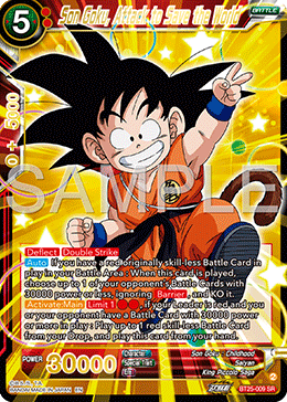 BT25-009 - Son Goku, Attack to Save the World - Super Rare