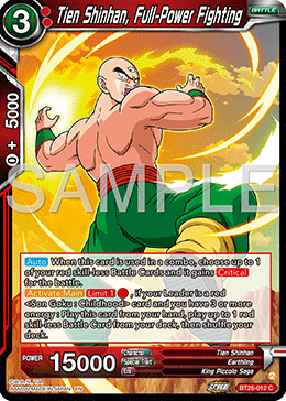 BT25-012 - Tien Shinhan, Full-Power Fighting - Common