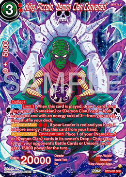 BT25-021 - King Piccolo, Demon Clan Convened - Special Rare