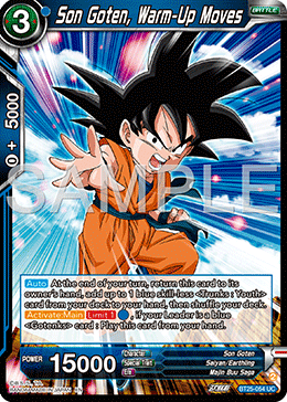 BT25-054 - Son Goten, Warm-Up Moves - Uncommon