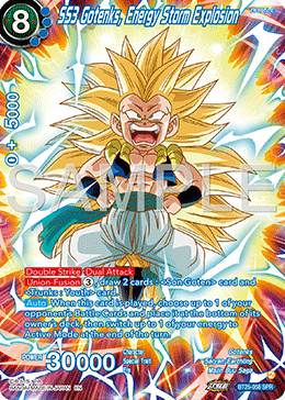 BT25-058 - SS3 Gotenks, Energy Storm Explosion - Special Rare