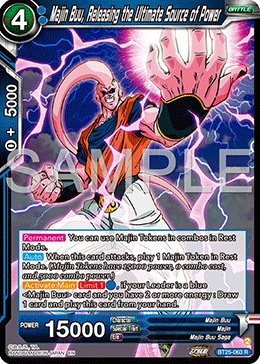 BT25-063 - Majin Buu, Releasing the Ultimate Source of Power - Rare