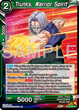 BT25-080 - Trunks, Warrior Spirit - Rare