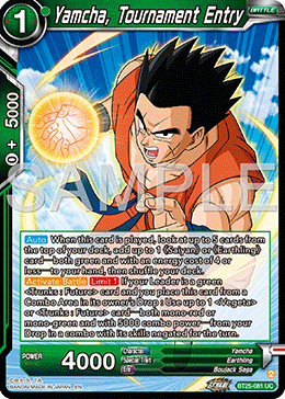 BT25-081 - Yamcha, Tournament Entry - Uncommon