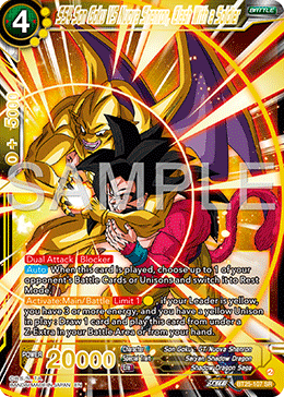 BT25-107 - SS4 Son Goku VS Nuova Shenron, Clash With a Soldier - Super Rare