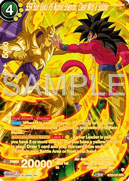 BT25-107 - SS4 Son Goku VS Nuova Shenron, Clash With a Soldier - Special Rare