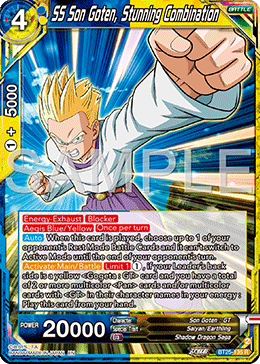 BT25-135 - SS Son Goten, Stunning Combination - Rare