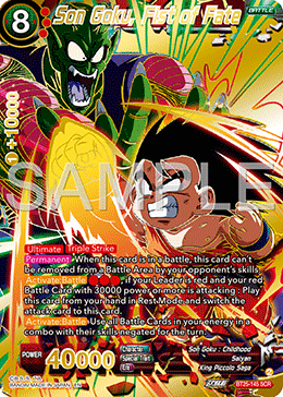 BT25-145 - Son Goku, Fist of Fate - Secret Rare