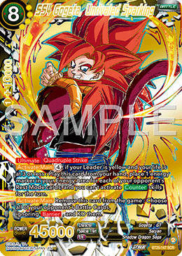 BT25-147 - SS4 Gogeta, Unrivaled Sparking - Secret Rare