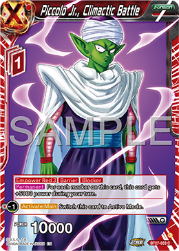 BT27-003 - Piccolo Jr., Climactic Battle - Common
