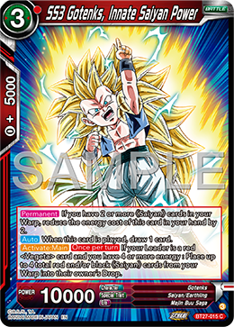 BT27-015 - SS3 Gotenks, Innate Saiyan Power - Common